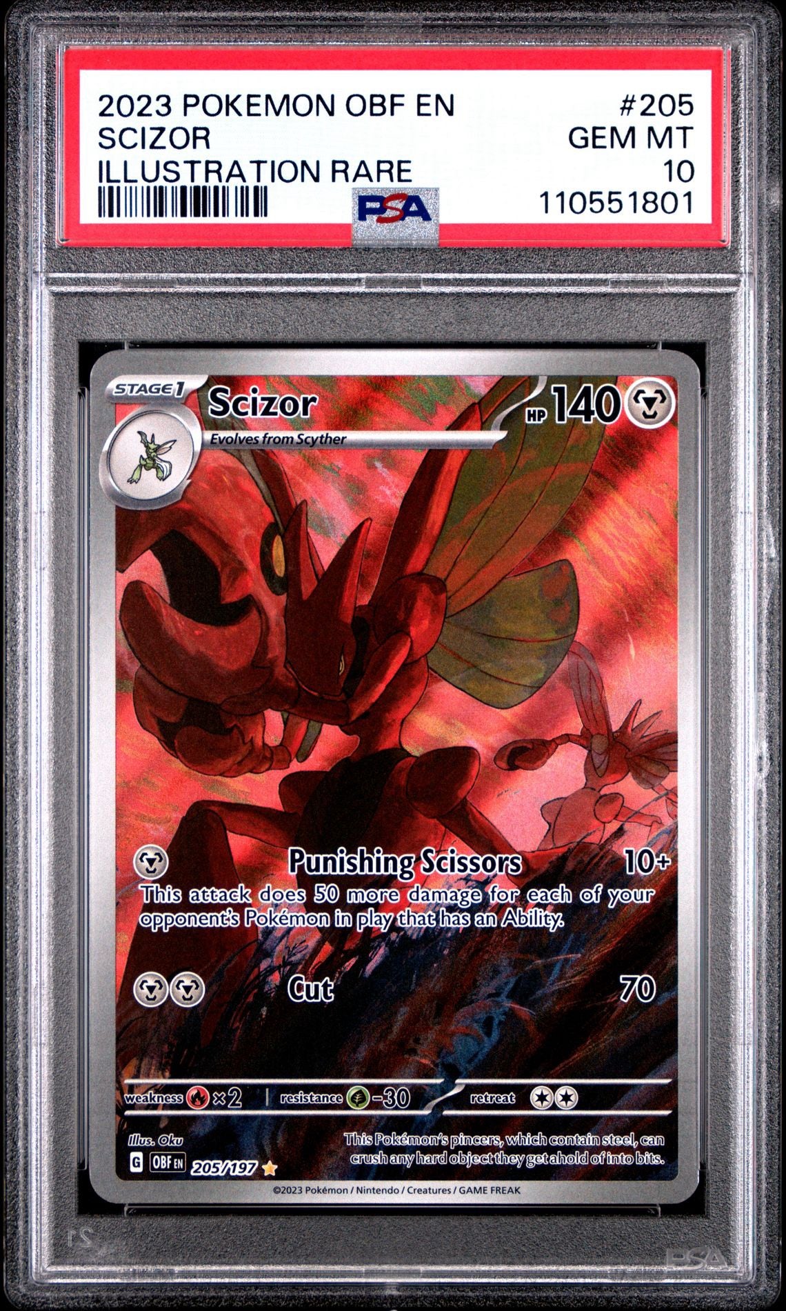 PSA 10 Scizor IR